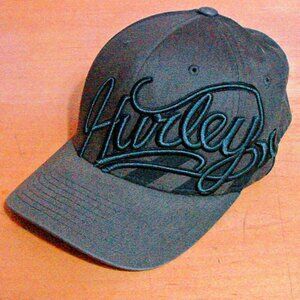 Hurley Cleaner Flexfit Hat Cap Raised Hurley Logo